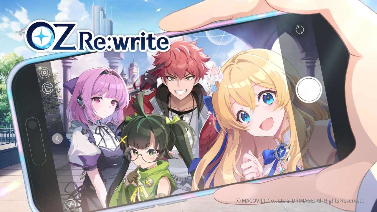 《OZ Re:write》8/19 日本正式上線！App Store／Google Play 事前預約同步展開