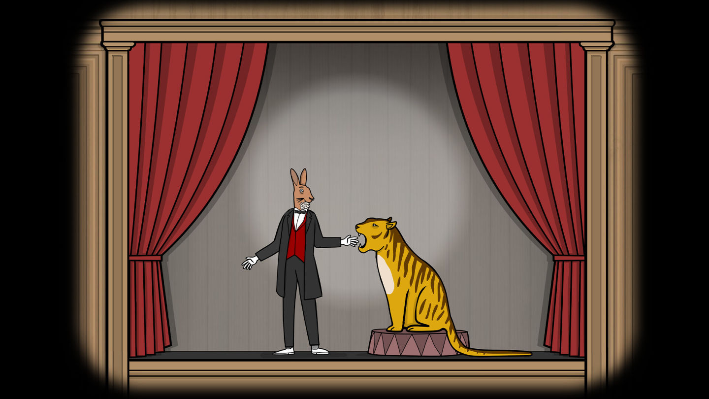 《Rusty Lake 鏽湖》系列十週年紀念作《The Mr. Rabbit Magic Show》免費開放下載