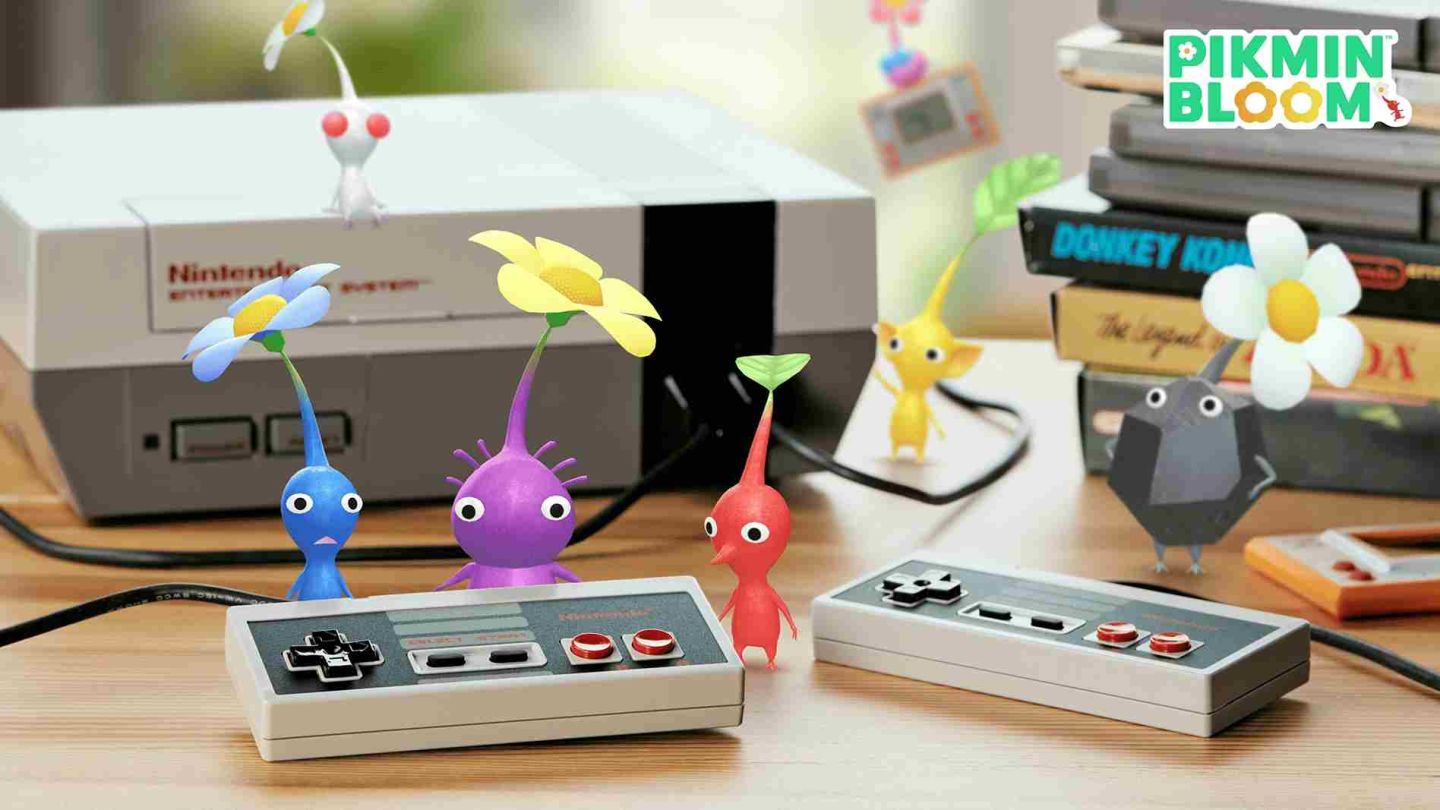 《Pikmin Bloom》參加 Nintendo 遊戲機活動！遇見身穿經典遊戲裝備的皮克敏