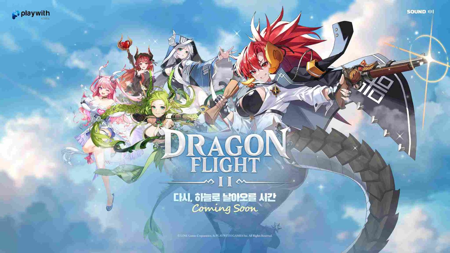 LINE Games 人氣飛行射擊《Dragon Flight》續作二代 2025 下半年韓國即將推出