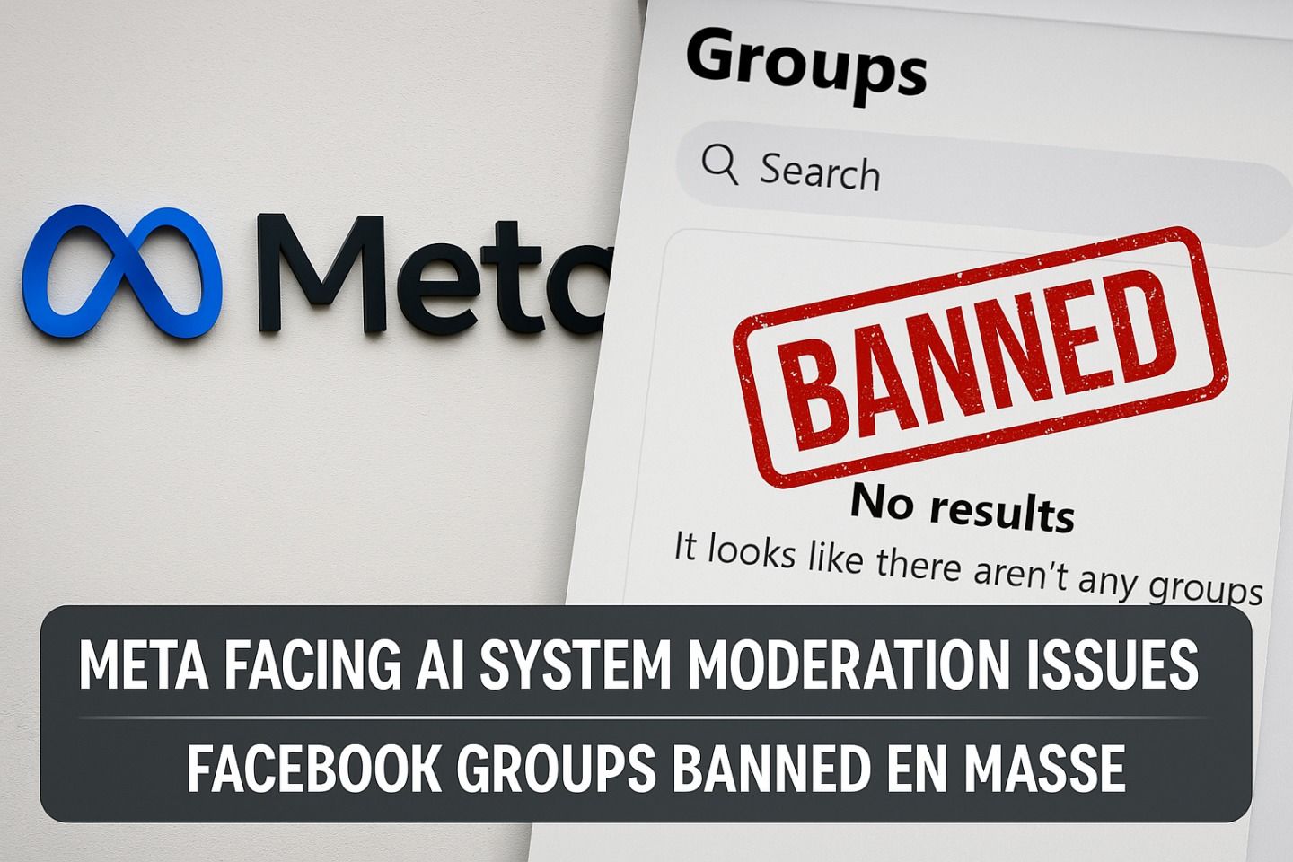 Facebook 社團傳出官方遊戲動漫社群無預警遭 Meta 管制封鎖，Meta 發言人回應正在解決中