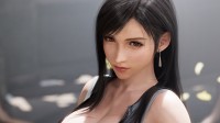 《最终幻想7》AC蒂法3D渲染图！超短皮裙性感十足！